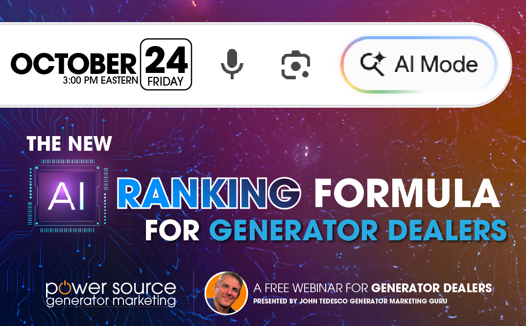 AI Ranking for Generator Dealers