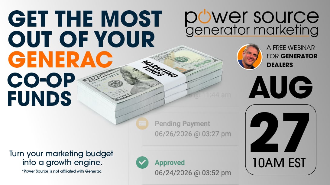 How to Maximize Generac Co-op Funds | Dealer Strategy